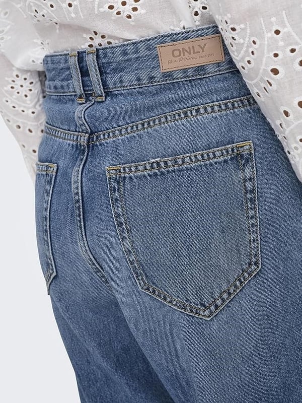 Only ONLTROY HW CARROT ANK DNM DOT471 Denim Kadın Kot Pantolon