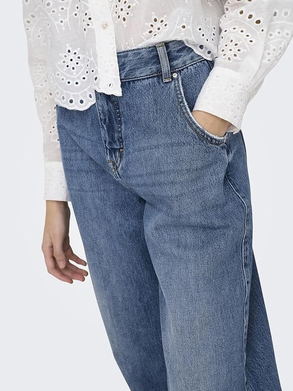 Only ONLTROY HW CARROT ANK DNM DOT471 Denim Kadın Kot Pantolon