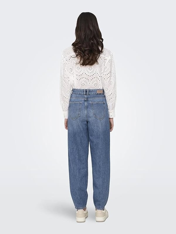Only ONLTROY HW CARROT ANK DNM DOT471 Denim Kadın Kot Pantolon