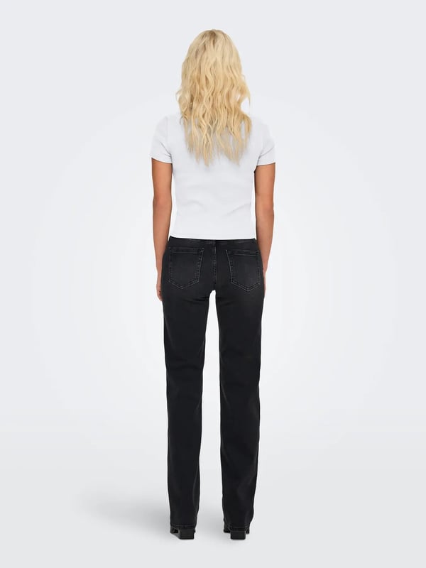 Only ONLVAL S/S O-NECK TOP JRS NOOS Beyaz Kadın T-Shirt