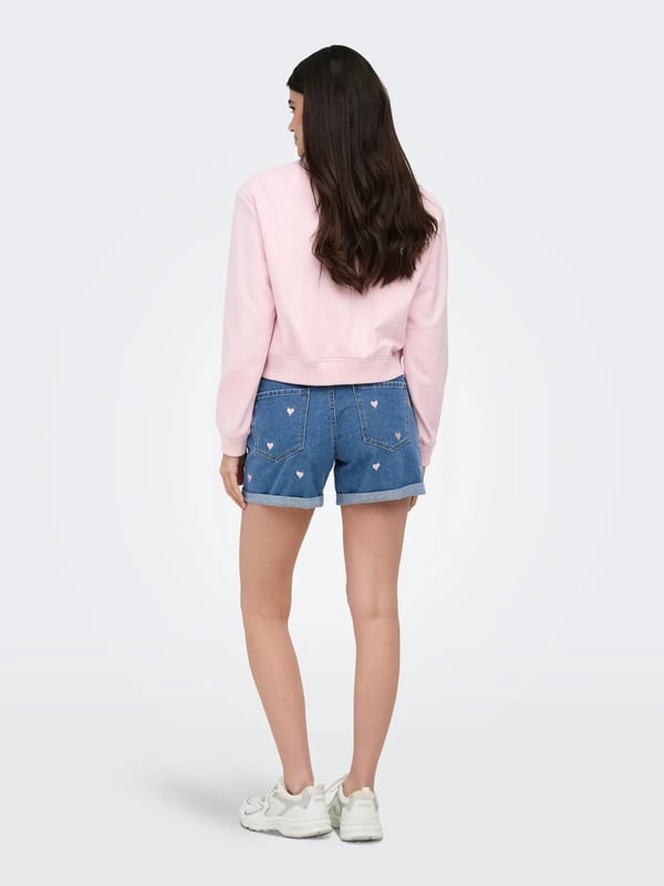 Only ONLVEGA HW EMBROIDERY DNM SHORTS GUANOOS Denim Kadın Şort