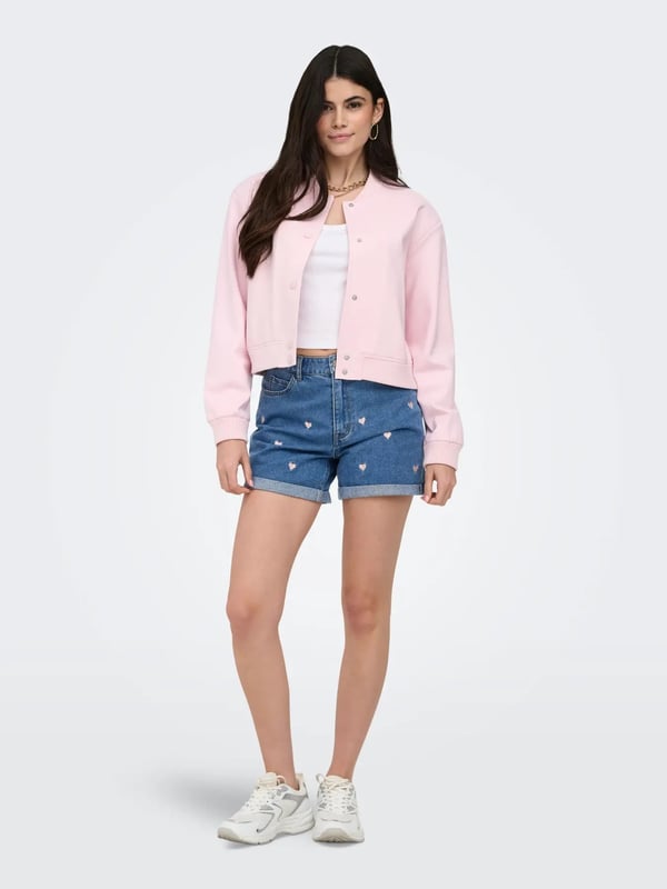 Only ONLVEGA HW EMBROIDERY DNM SHORTS GUANOOS Denim Kadın Şort