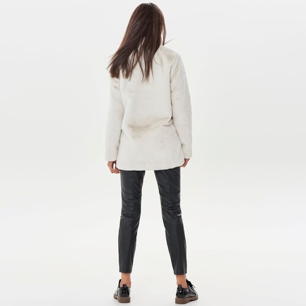 Only ONLVIDA FAUX FUR COAT OTW Bej Kadın Mont