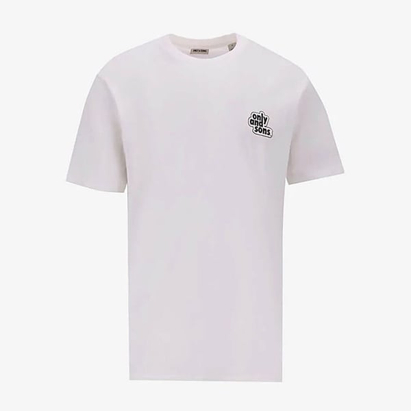 Only&Sons ONSARCH LOGO REG SS TEE CS Beyaz Erkek T-Shirt