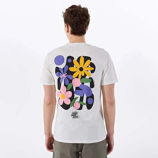 Only&Sons ONSARCH LOGO REG SS TEE CS Beyaz Erkek T-Shirt