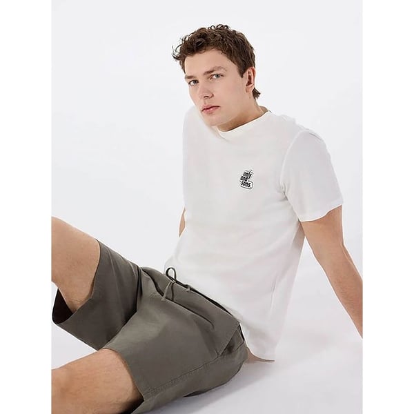 Only&Sons ONSARCH LOGO REG SS TEE CS Beyaz Erkek T-Shirt