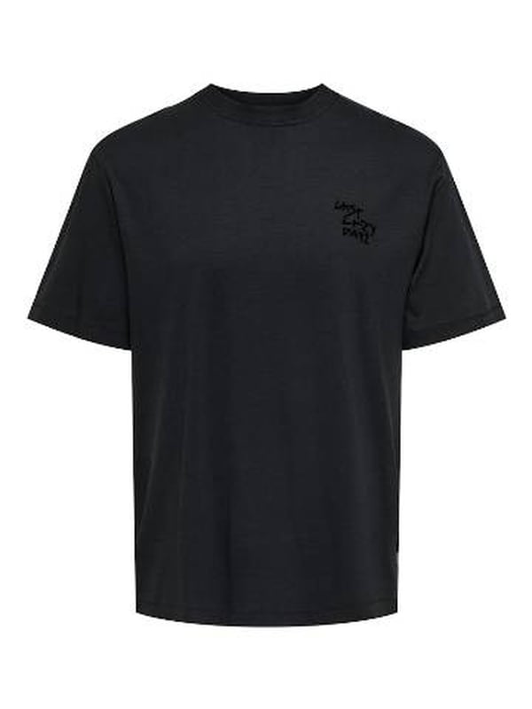 Only&Sons ONSBLAKE RLX SS TEE ART Siyah Erkek T-Shirt