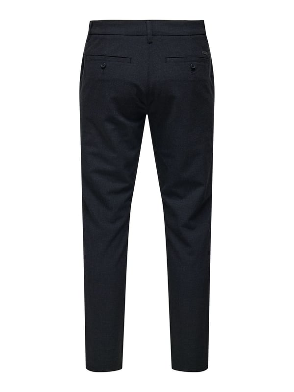 Only&Sons ONSBRAD LIFE SLIM CHECK 0184 PANT NOOS Siyah Erkek Pantolon
