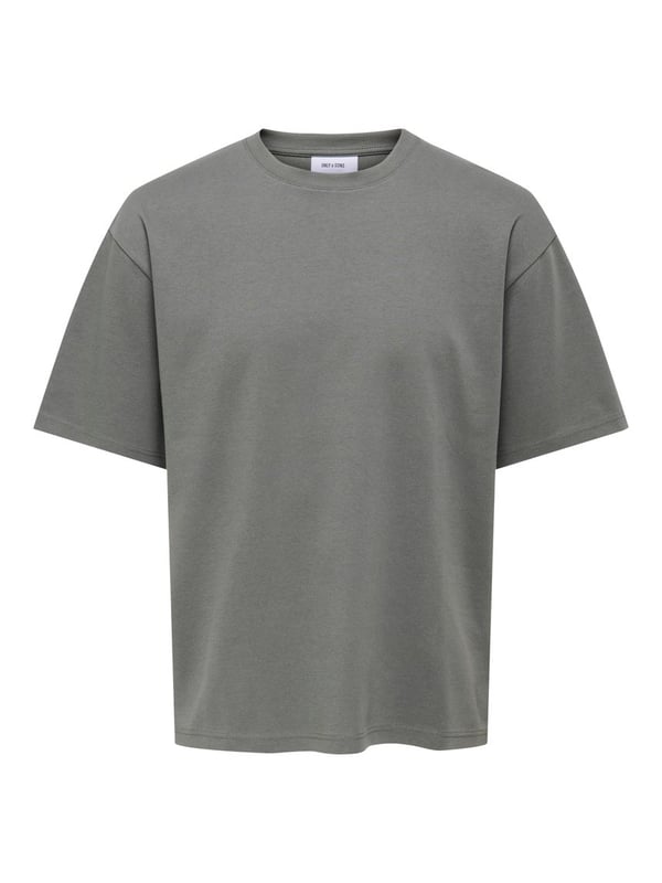 Only&Sons ONSCASPIAN AIRFLEX BOXY SS TEE NOOS Antrasit Erkek T-Shirt