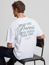 Only&Sons ONSCASPIAN AIRFLEX PROCESS BOXY SS TEE Beyaz Erkek T-Shirt