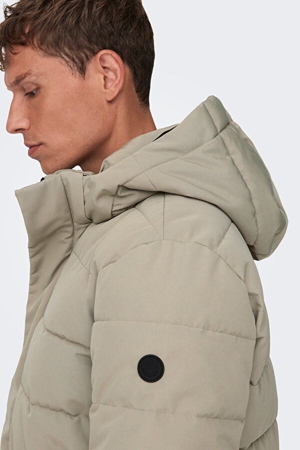 Only&Sons ONSCAYSON PUFFA OTW NOOS Gri Erkek Ceket
