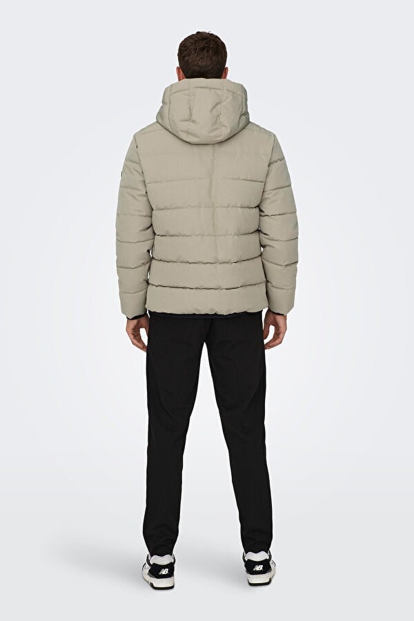 Only&Sons ONSCAYSON PUFFA OTW NOOS Gri Erkek Ceket