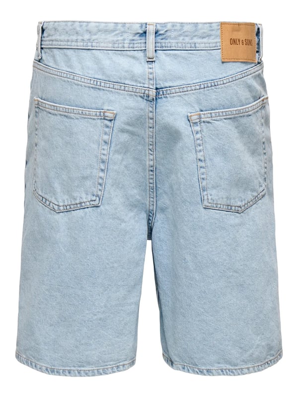 Only&Sons ONSFADE LOOSE BOX TAI DNM SHORTS VD Mavi Erkek Şort