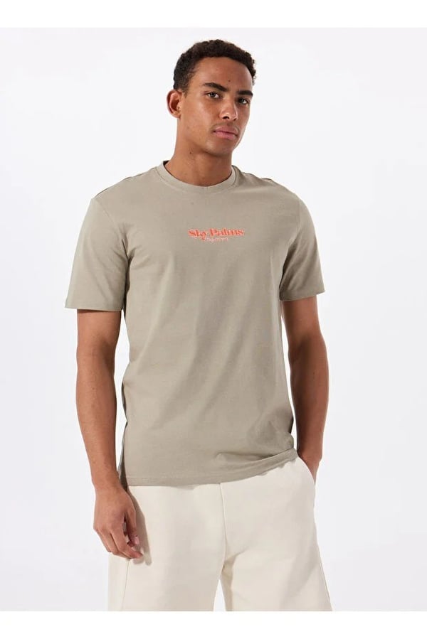Only&Sons ONSFARUK REG SS TEE CS Bej Erkek T-Shirt