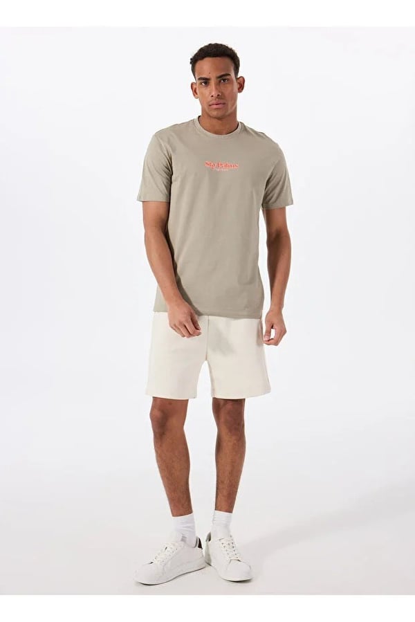 Only&Sons ONSFARUK REG SS TEE CS Bej Erkek T-Shirt