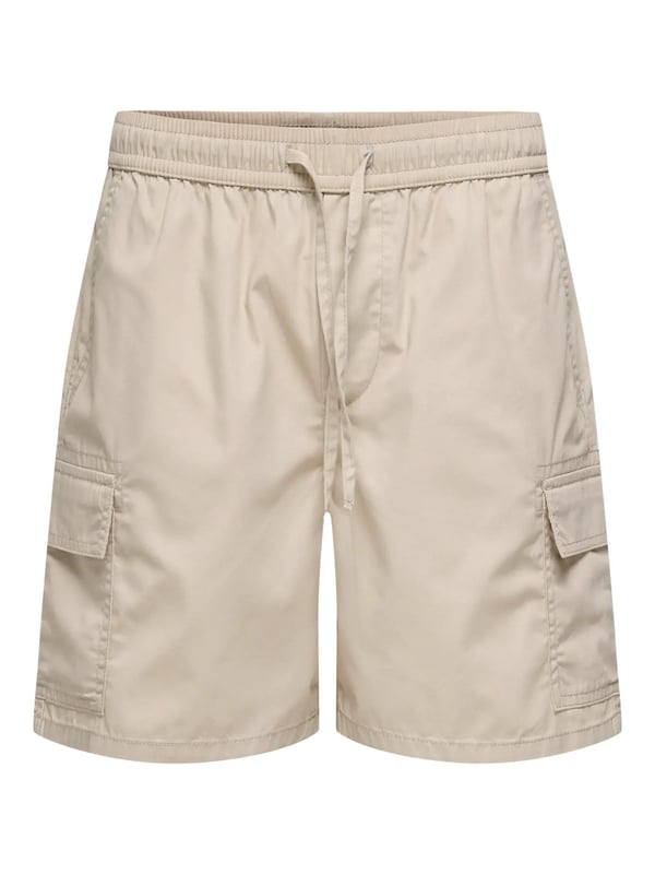 Only&Sons ONSKAL CARGO 0287 SHORTS Bej Erkek Şort