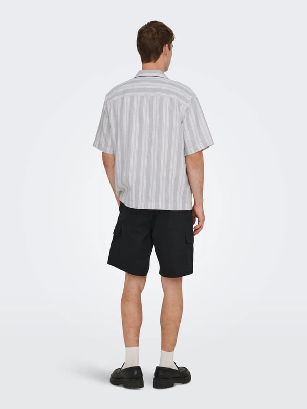 Only&Sons ONSKAL CARGO 0287 SHORTS Siyah Erkek Şort