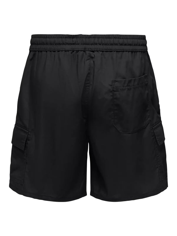 Only&Sons ONSKAL CARGO 0287 SHORTS Siyah Erkek Şort