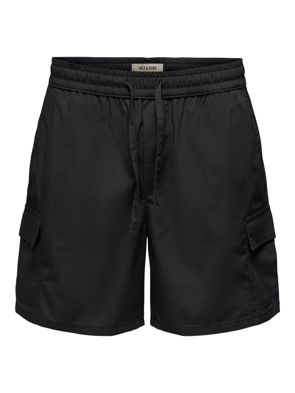 Only&Sons ONSKAL CARGO 0287 SHORTS Siyah Erkek Şort