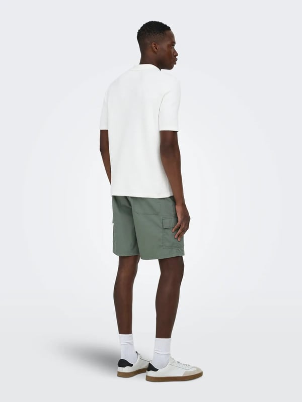 Only&Sons ONSKAL CARGO 0287 SHORTS Yeşil Erkek Şort