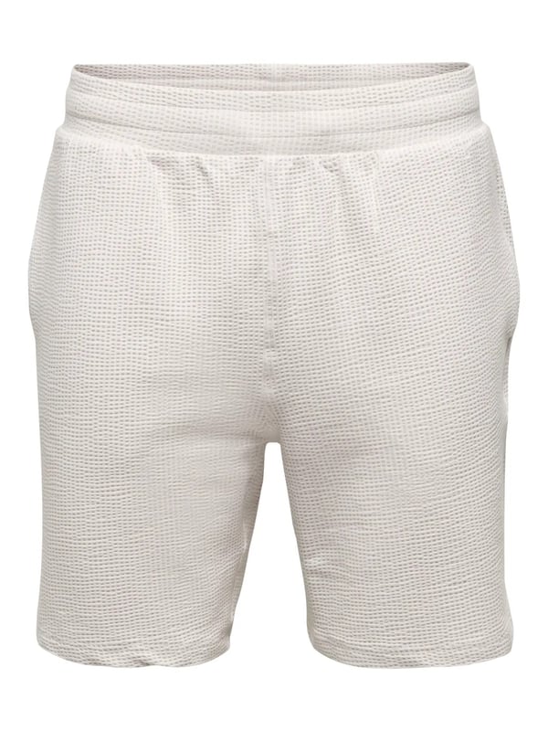 Only&Sons ONSKIAN LIFE REG SEERS. STRP SHORTS VD Bej Erkek Şort