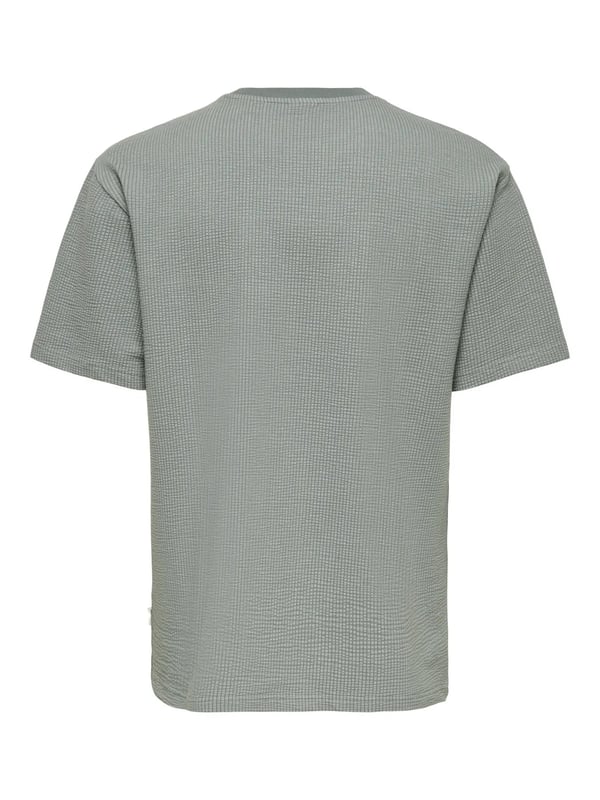 Only&Sons ONSKIAN LIFE RLX SS STRP TEE Turkuaz Erkek T-Shirt