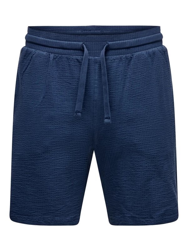 Only&Sons ONSKIAN LIFE STRAIGHT SEERS. SHORTS NOOS Lacivert Erkek Şort