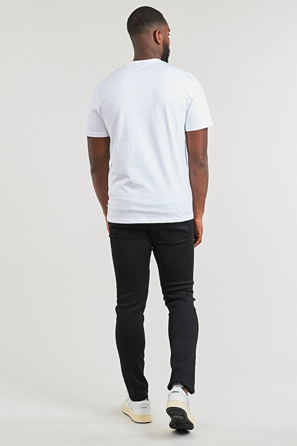 Only&Sons ONSLEVI LIFE REG TEXT SS TEE Beyaz Erkek T-Shirt