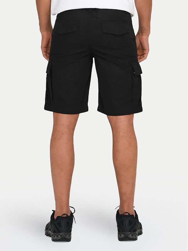 Only&Sons ONSLOC CARGO SHORTS 0157 SHORTS Siyah Erkek Şort