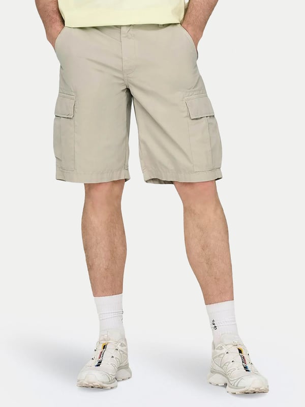 Only&Sons ONSLOC CARGO SHORTS 0157 SHORTS Bej Erkek Şort