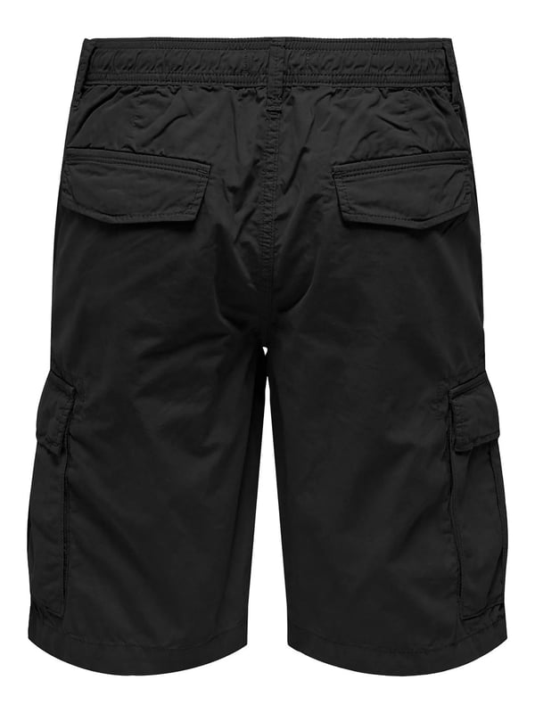 Only&Sons ONSLOC CARGO SHORTS 0157 SHORTS Siyah Erkek Şort