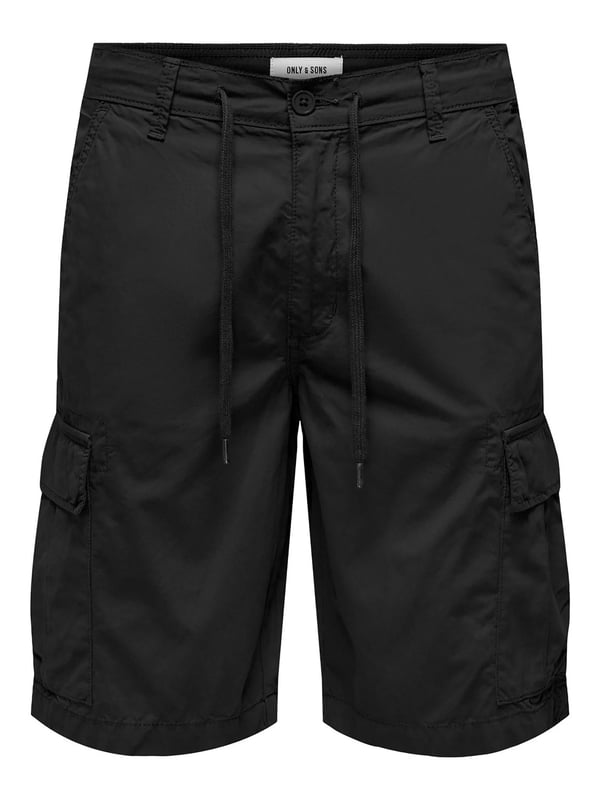 Only&Sons ONSLOC CARGO SHORTS 0157 SHORTS Siyah Erkek Şort