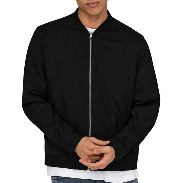 Only&Sons ONSMARK BOMBER 0209 NOOS Siyah Erkek Ceket