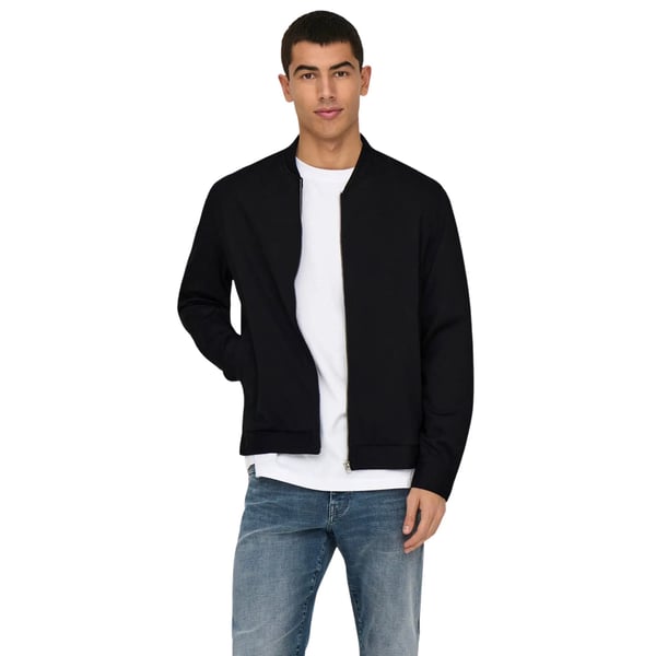 Only&Sons ONSMARK BOMBER 0209 NOOS Siyah Erkek Ceket