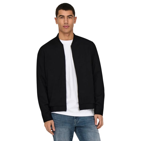 Only&Sons ONSMARK BOMBER 0209 NOOS Siyah Erkek Ceket