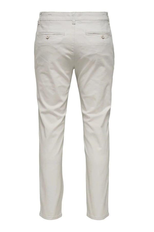 Only&Sons ONSMARK PETE LIFE SLM CHIN 0013 PNT NOOS Gri Erkek Pantolon