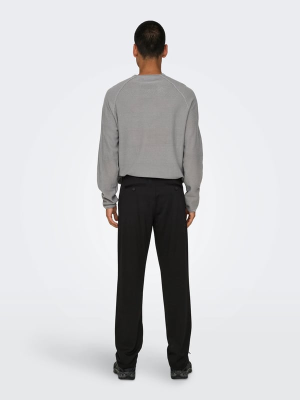 Only&Sons ONSMARK REGULAR 0209 PANT NOOS Siyah Erkek Pantolon