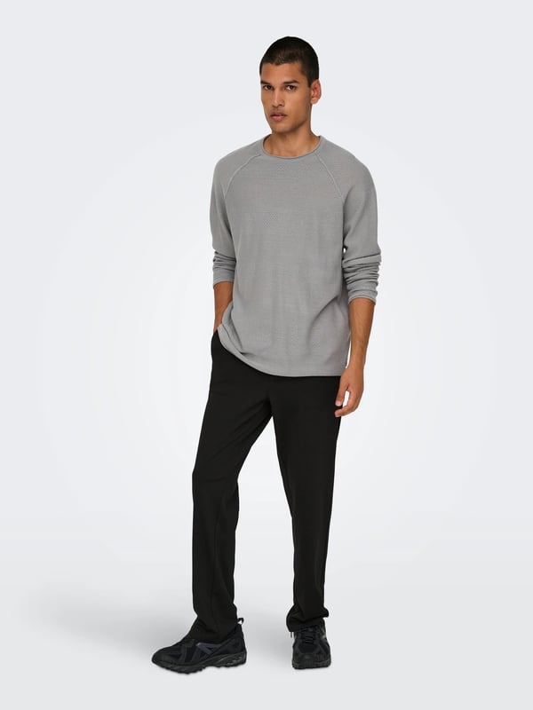 Only&Sons ONSMARK REGULAR 0209 PANT NOOS Siyah Erkek Pantolon