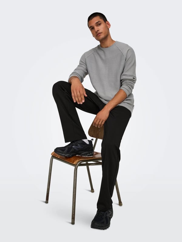 Only&Sons ONSMARK REGULAR 0209 PANT NOOS Siyah Erkek Pantolon