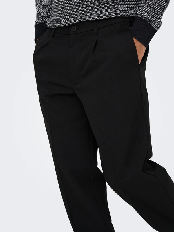 Only&Sons ONSMIRO TAILORED TAP 0346 PANT FRML NOOS Siyah Erkek Pantolon