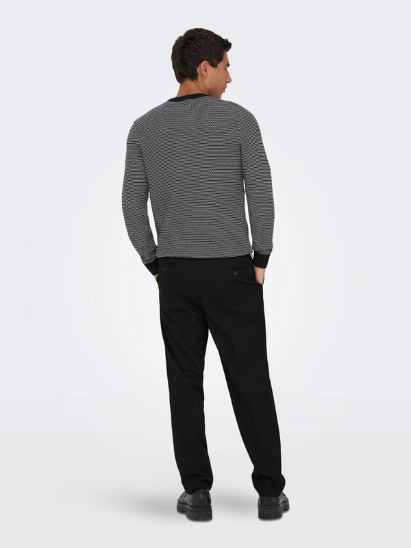 Only&Sons ONSMIRO TAILORED TAP 0346 PANT FRML NOOS Siyah Erkek Pantolon