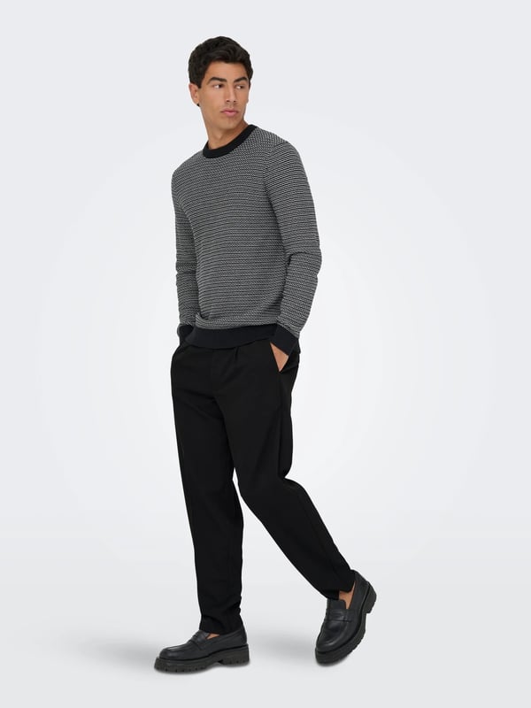 Only&Sons ONSMIRO TAILORED TAP 0346 PANT FRML NOOS Siyah Erkek Pantolon