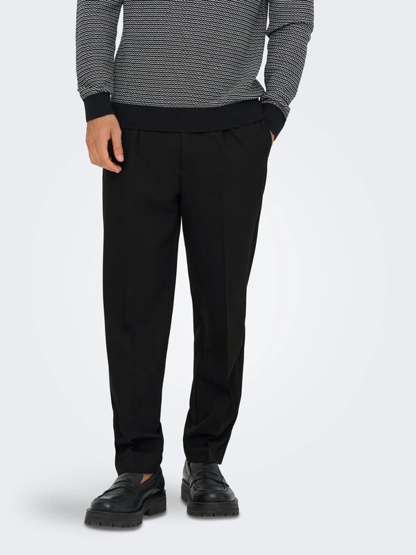 Only&Sons ONSMIRO TAILORED TAP 0346 PANT FRML NOOS Siyah Erkek Pantolon