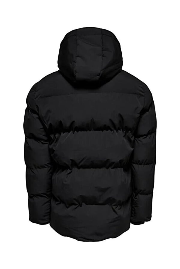 Only&Sons ONSPETE PUFFER JACKET OTW Siyah Erkek Mont