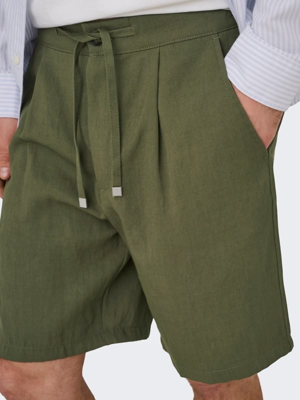 Only&Sons ONSWAKE LOOSE 0329 SHORTS FRML Haki Erkek Şort
