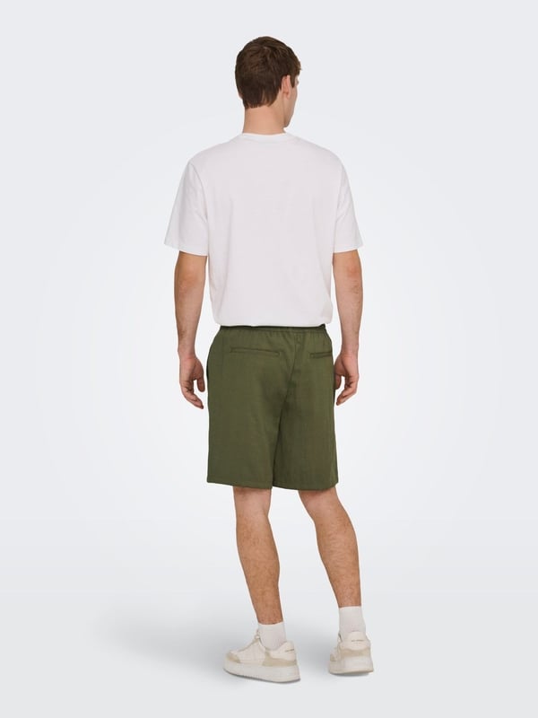 Only&Sons ONSWAKE LOOSE 0329 SHORTS FRML Haki Erkek Şort