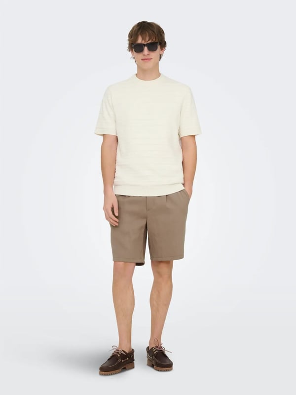 Only&Sons ONSWAKE LOOSE 0329 SHORTS FRML Taba Erkek Şort