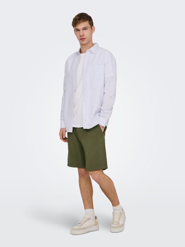 Only&Sons ONSWAKE LOOSE 0329 SHORTS FRML Haki Erkek Şort