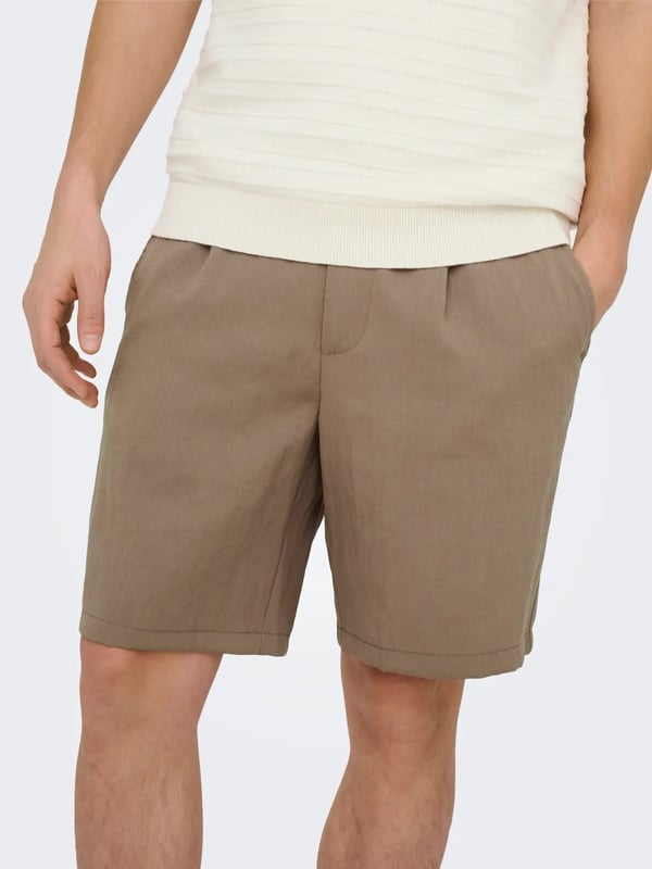 Only&Sons ONSWAKE LOOSE 0329 SHORTS FRML Taba Erkek Şort