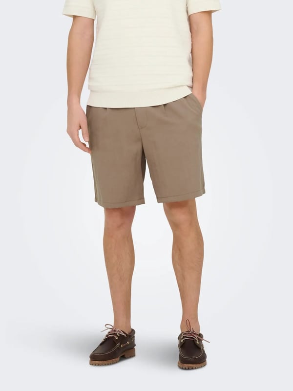 Only&Sons ONSWAKE LOOSE 0329 SHORTS FRML Taba Erkek Şort